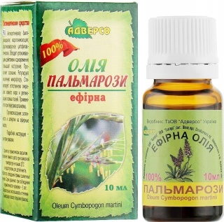 Olejek Palmarosa, Palmaroza, 100% Naturalny, Adverso, 10ml