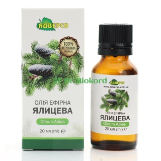 Olejek Pichtowy (Jodłowy), 100% Naturalny, Adverso, 20ml