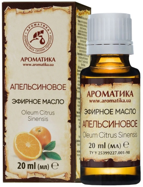 Olejek Pomarańczowy, 100% Naturalny, Aromatika, 20ml