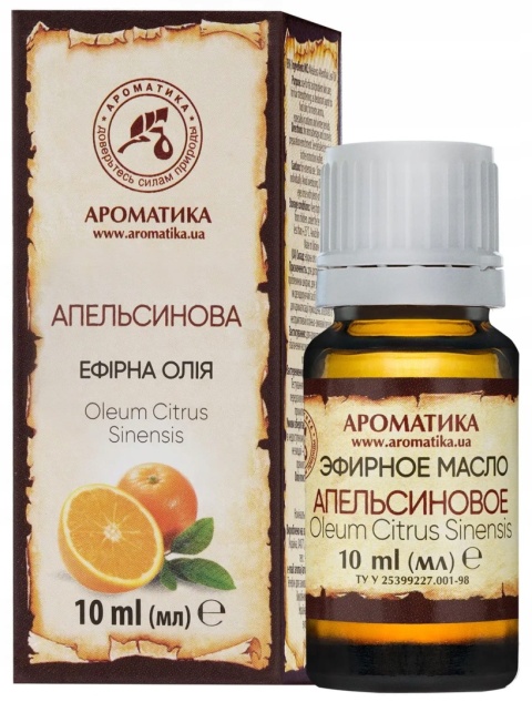 Olejek Pomarańczowy, 100% Naturalny, Aromatika, 10ml