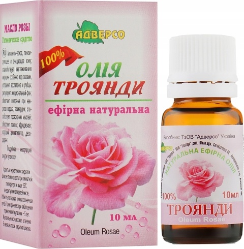 Olejek Różany, 100% Naturalny, Adverso, 10ml