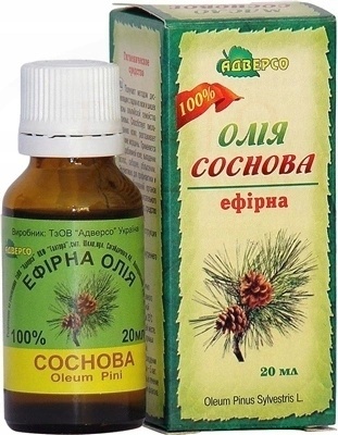Olejek Sosnowy, 100% Naturalny, Adverso, 20ml