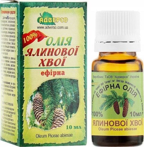 Olejek Świerkowy (Świerk), 100% Naturalny, Adverso, 10ml