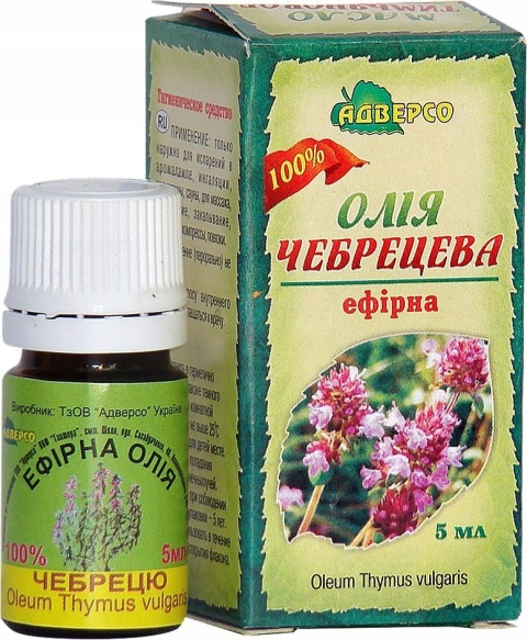 Olejek Tymiankowy, 100% Naturalny, Adverso, 5ml