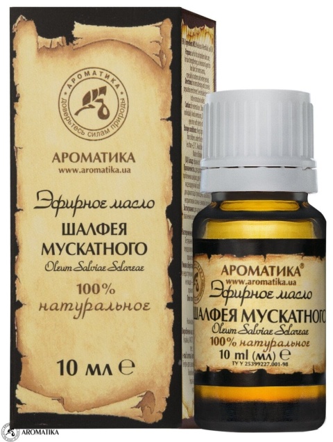 Olejek z Szałwii Muszkatołowej, 100% Naturalny, Aromatika, 10ml