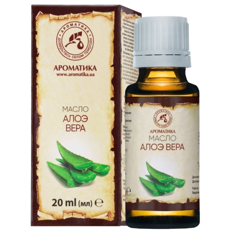Olej Aloesowy, 100% Naturalny, Aromatika, 20ml