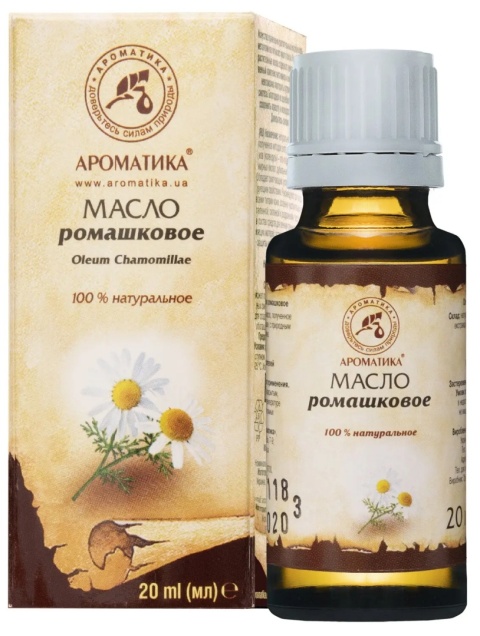 Olej Rumiankowy (Rumianek), 100% Naturalny, Aromatika, 20ml