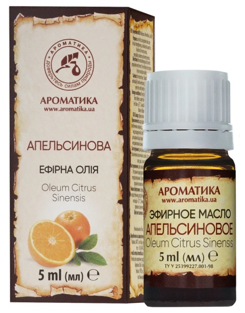 Olejek Pomarańczowy, 100% Naturalny, Aromatika, 5ml