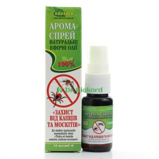Aroma Spray z Naturalnymi Olejkami "Ochrona przed Kleszczami i Komarami", Adverso