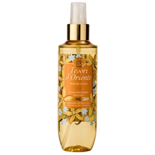 Aromatyczna Mgiełka do Ciała Passion Island Vanilla & Salt Flowers, Tesori d'Oriente, 200ml
