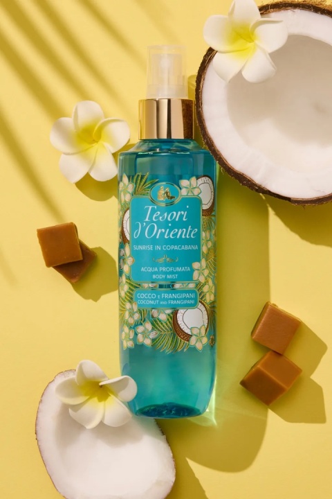 Aromatyczna Mgiełka do Ciała Sunrise in Copacabana Coconut & Frangipani, Tesori d'Oriente, 200 ml