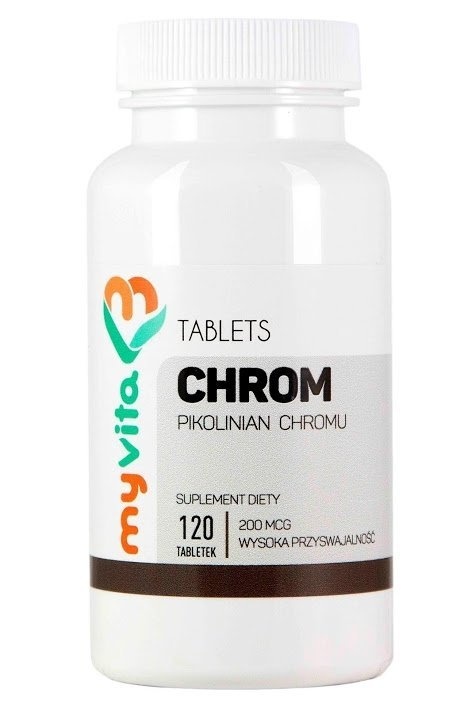 Chrom 200 mcg Myvita, 120 tabletek