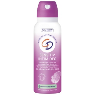 Delikatny Dezodorant do Higieny Intymnej Bez Alkoholu i Aluminium, CD Sensitiv Intim Deo