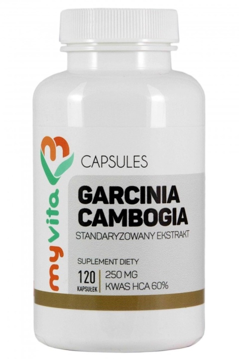 Garcinia Cambogia 60% HCA 250mg, MyVita, 120 kapsułek