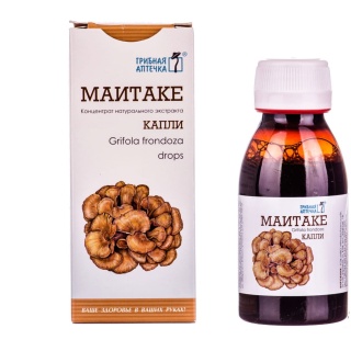Grzyb Maitake, Grifola frondoza, Krople, 100ml
