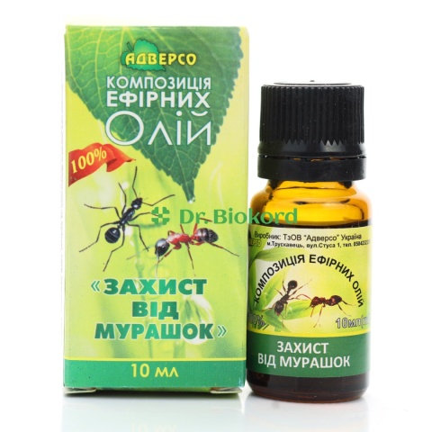 Kompozycja Olejków Eterycznych na Mrówki, 100% Naturalna, Adverso