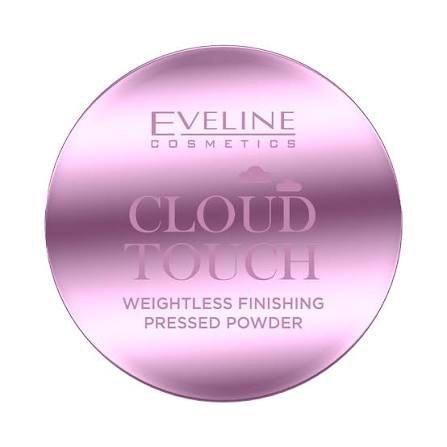 Lekki Puder Prasowany Wykończeniowy do Twarzy, Eveline Cosmetics Cloud Touch, 7g