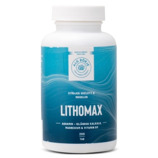 LithoMax Aquamin, Suplement Diety na Stawy, Kości, Alg-Börje, 200 tabletek