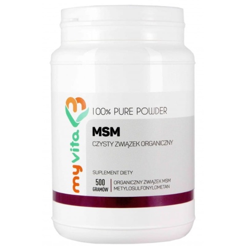 MSM Metylosulfonylometan Proszek, MyVita, 500g