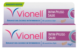 Maść do pielęgnacji okolic intymnych z naturalnym owsem, Vionell Intim-Pflege-Salbe, 15g