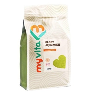 Młody Jęczmień BIO Sproszkowana Trawa, Myvita, 500g