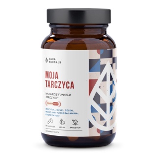 Moja Tarczyca, Wsparcie Funkcji Tarczycy, Aura Herbals, 60 kapsułek