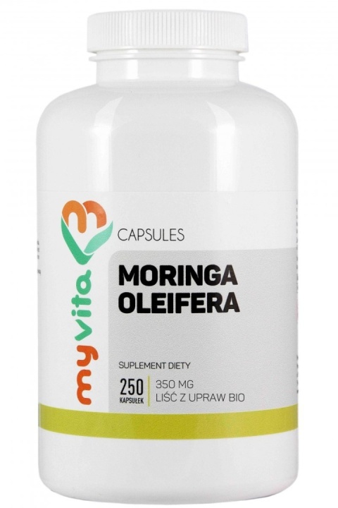 Moringa Oleifera Myvita, Suplement Diety, 250 kapsułek
