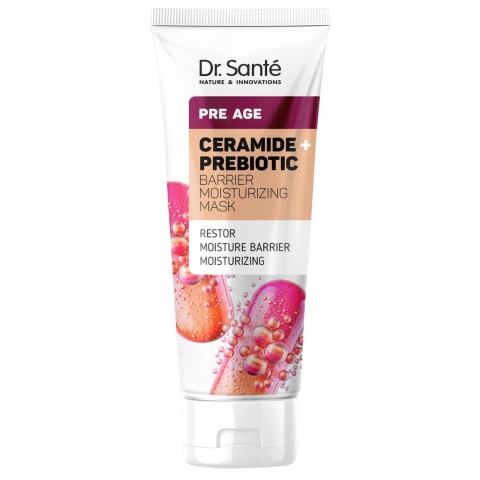 Ochronna maska nawilżająca Ceramide + Prebiotic DR.SANTE Pre Age, 75ml