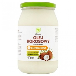 Olej Kokosowy Rafinowany, Bezzapachowy, Intenson, 900 ml