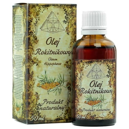Olej Rokitnikowy, 100% Naturalny, Remedium Natura, 50ml