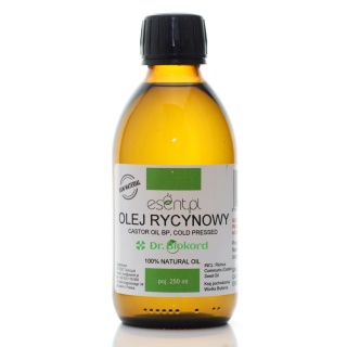 Olej Rycynowy Naturalny 100%, Esent, 250ml