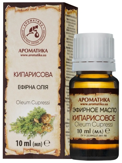Olejek Cyprysowy, 100 % Naturalny, Aromatika, 10ml