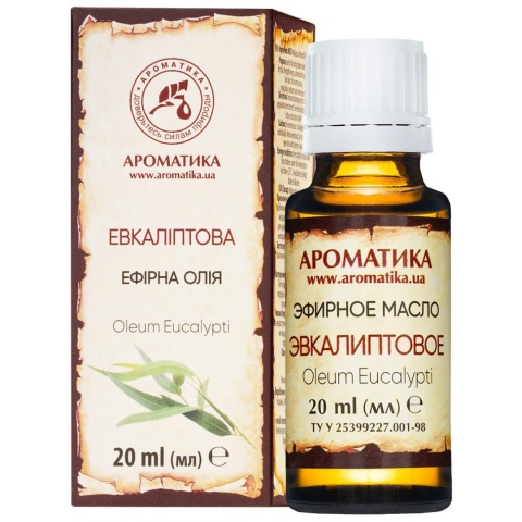 Olejek Eukaliptusowy (Eukaliptus), 100% Naturalny, Aromatika, 20ml