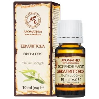 Olejek Eukaliptusowy (Eukaliptus), 100% Naturalny, Aromatika, 10ml