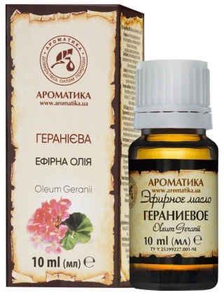 Olejek Geraniowy, Pelargoniowy, Aromatika, 100% Naturalny, 10ml