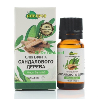 Olejek Sandałowy, 100% Naturalny, Adverso, 10ml