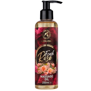 Olejek do Masażu Fresh Rose - Świeża Róża, Aromatika, 200 ml