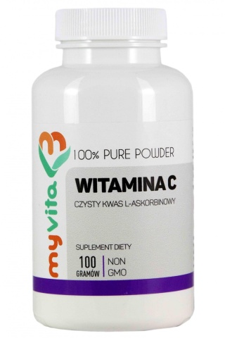 Witamina C Kwas L-askorbinowy Proszek, MyVita, 100 g