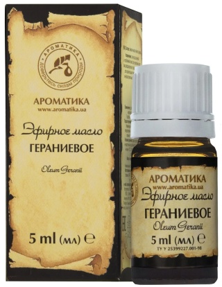 Olejek Geraniowy, Pelargoniowy, Aromatika, 100% Naturalny, 5ml