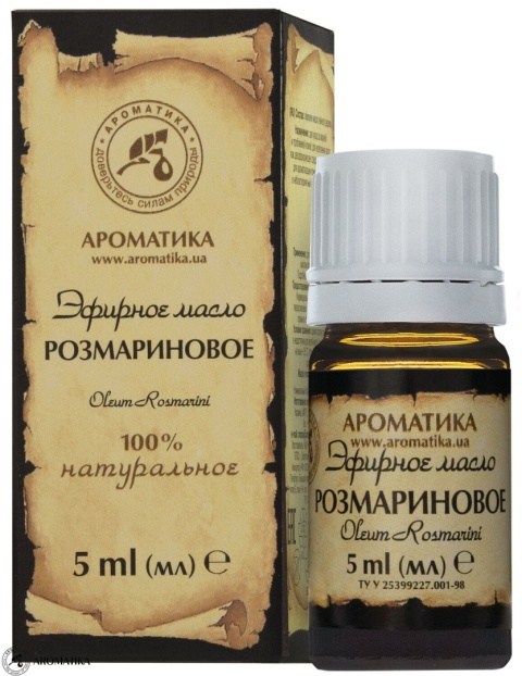 Olejek Rozmarynowy (Rozmaryn), 100% Naturalny, Aromatika, 5ml