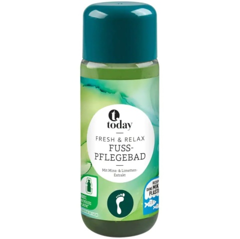 Relaksacyjny Płyn do Kąpieli Stóp Mięta i Limonka, Today, 200ml
