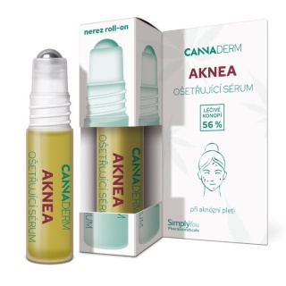 Serum przeciwtrądzikowe z olejem konopnym Aknea, Cannaderm, 5ml