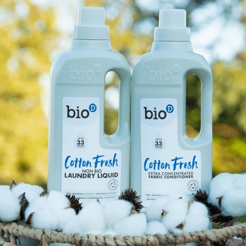 Skoncentrowany, niebiologiczny płyn do prania, COTTON FRESH, Bio-D, 1 litr