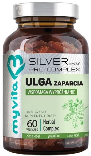 Ulga Zaparcia SILVER PURE, MyVita, 60 kapsułek