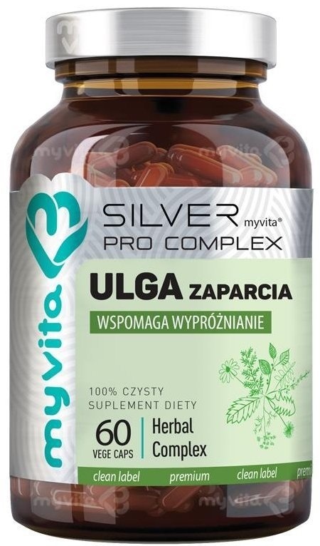 Ulga Zaparcia SILVER PURE, MyVita, 60 kapsułek