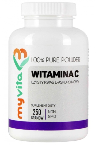 Witamina C Kwas L-askorbinowy Proszek, MyVita, 250 g