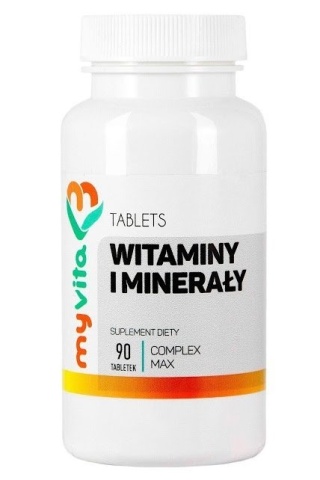 Witaminy i Minerały Complex Max, MyVita, 90 tabletek