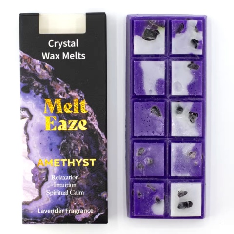 Wosk zapachowy Melt Eaze Lawenda z ametystem, 50g