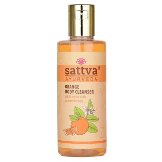 Żel do mycia ciała Pomarańcza, Sattva Ayurveda, 210ml