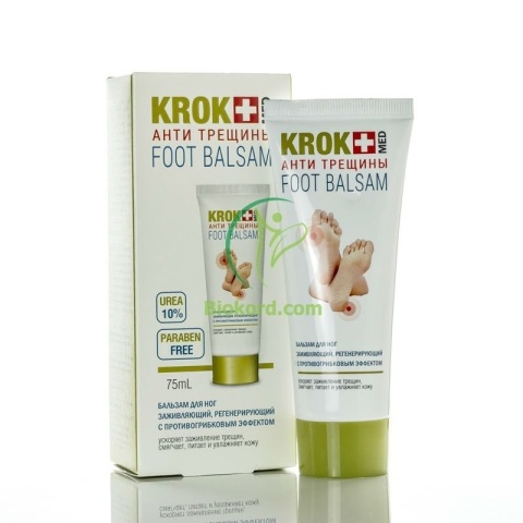 Balsam do Stóp na Pęknięcia Krokmed, Mocznik 10%